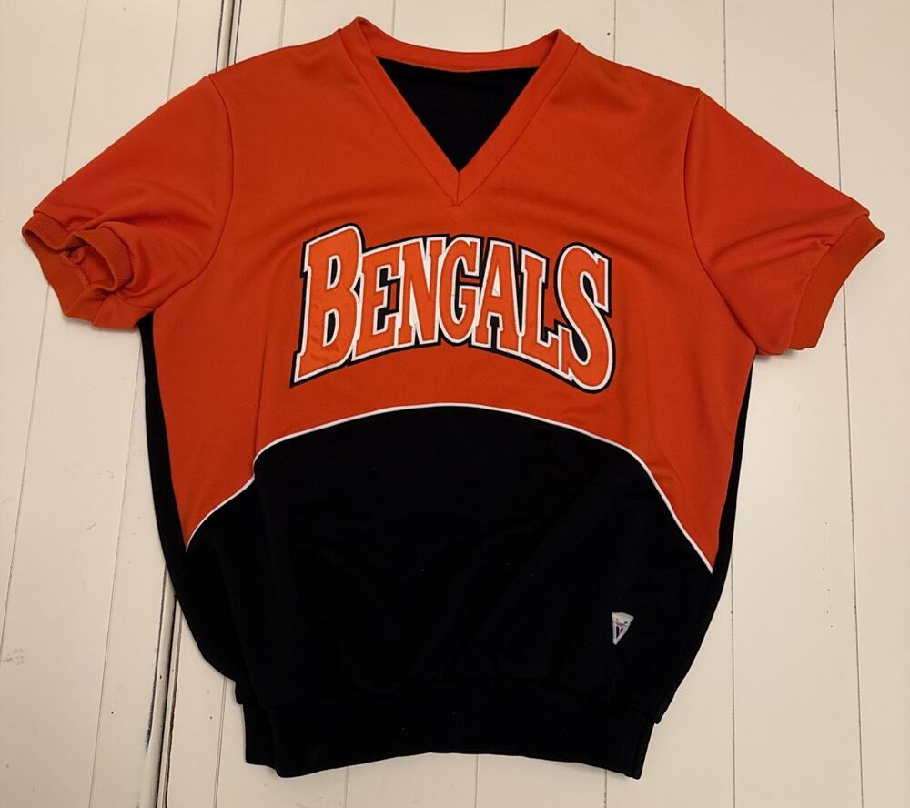 Idaho State Bengals Varsity Spirit Cheerleading Top Orange Black Size MEDIUM M